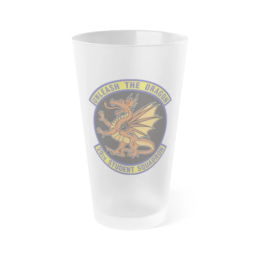 29th Student Squadron (U.S. Air Force) Frosted Pint Glass 16oz-Go Mug Yourself