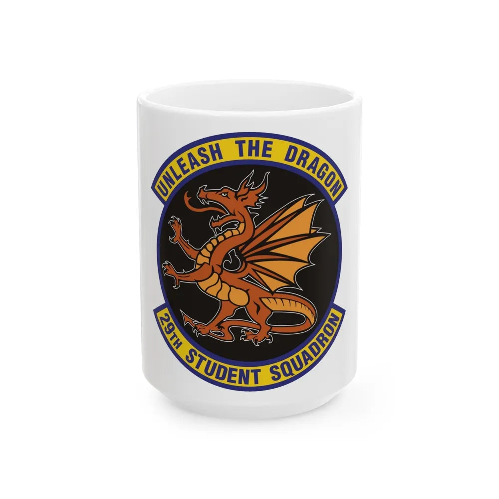 29th Student Squadron (U.S. Air Force) White Coffee Mug-15oz-Go Mug Yourself