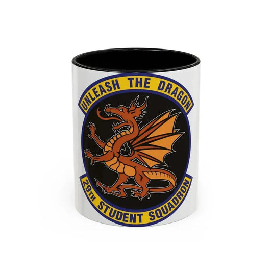 29th Student Squadron (U.S. Air Force) Accent Coffee Mug 11oz Black - Go Mug Yourself
