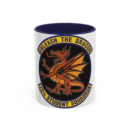 29th Student Squadron (U.S. Air Force) Accent Coffee Mug 11oz Navy - Go Mug Yourself