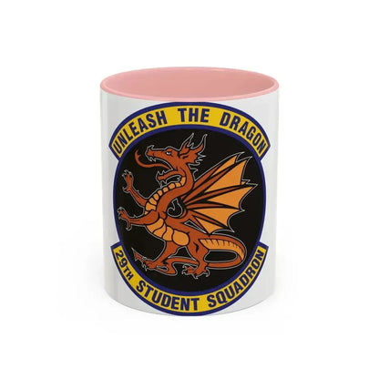 29th Student Squadron (U.S. Air Force) Accent Coffee Mug 11oz Pink - Go Mug Yourself