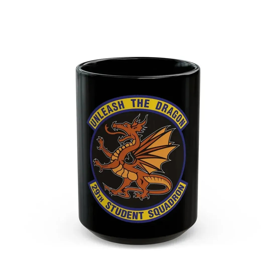 29th Student Squadron (U.S. Air Force) Black Coffee Mug 15oz - Go Mug Yourself