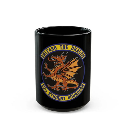 29th Student Squadron (U.S. Air Force) Black Coffee Mug 15oz - Go Mug Yourself