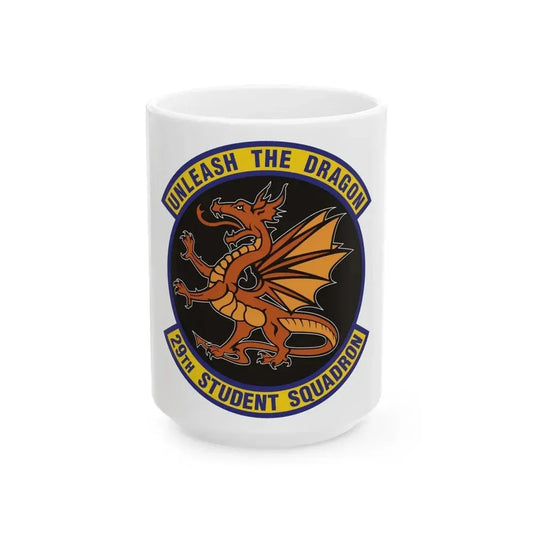 29th Student Squadron (U.S. Air Force) White Coffee Mug 15oz - Go Mug Yourself
