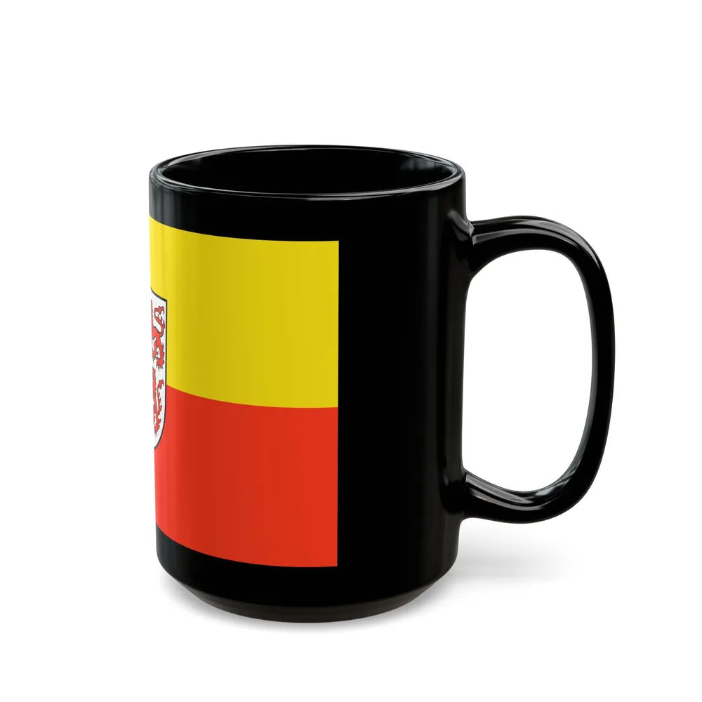 Flag of Neumarkt in der Oberpfalz Germany - Black Coffee Mug-Go Mug Yourself