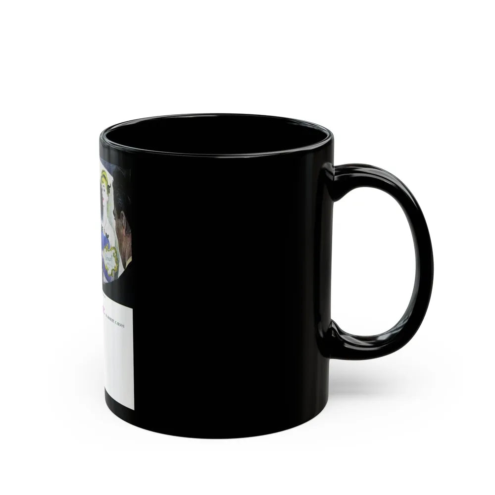 Come Be My Love (1), Saturday Evening Post, August 2, 1947 - Black Coffee Mug-Go Mug Yourself