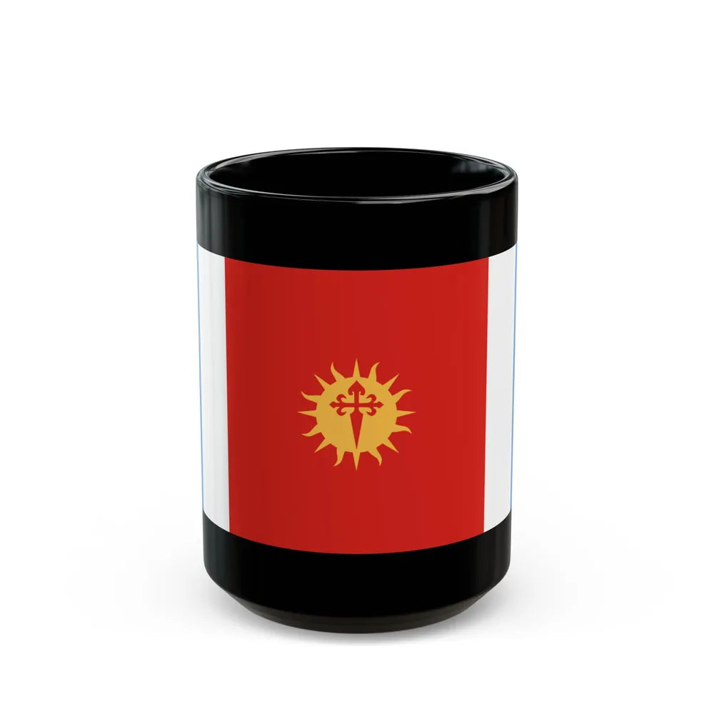 Flag of Santiago del Estero Province Argentina - Black Coffee Mug-15oz-Go Mug Yourself