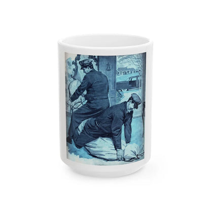 Disposal Service, Bluebook Magazine, January 1956 - White Coffee Mug-15oz-Go Mug Yourself