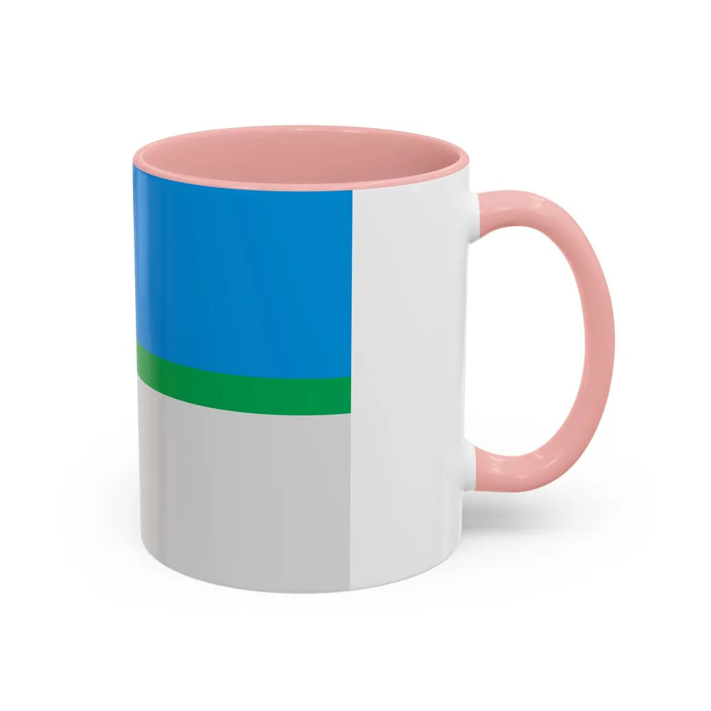 Flag of Rivne Ukraine - Accent Coffee Mug-Go Mug Yourself