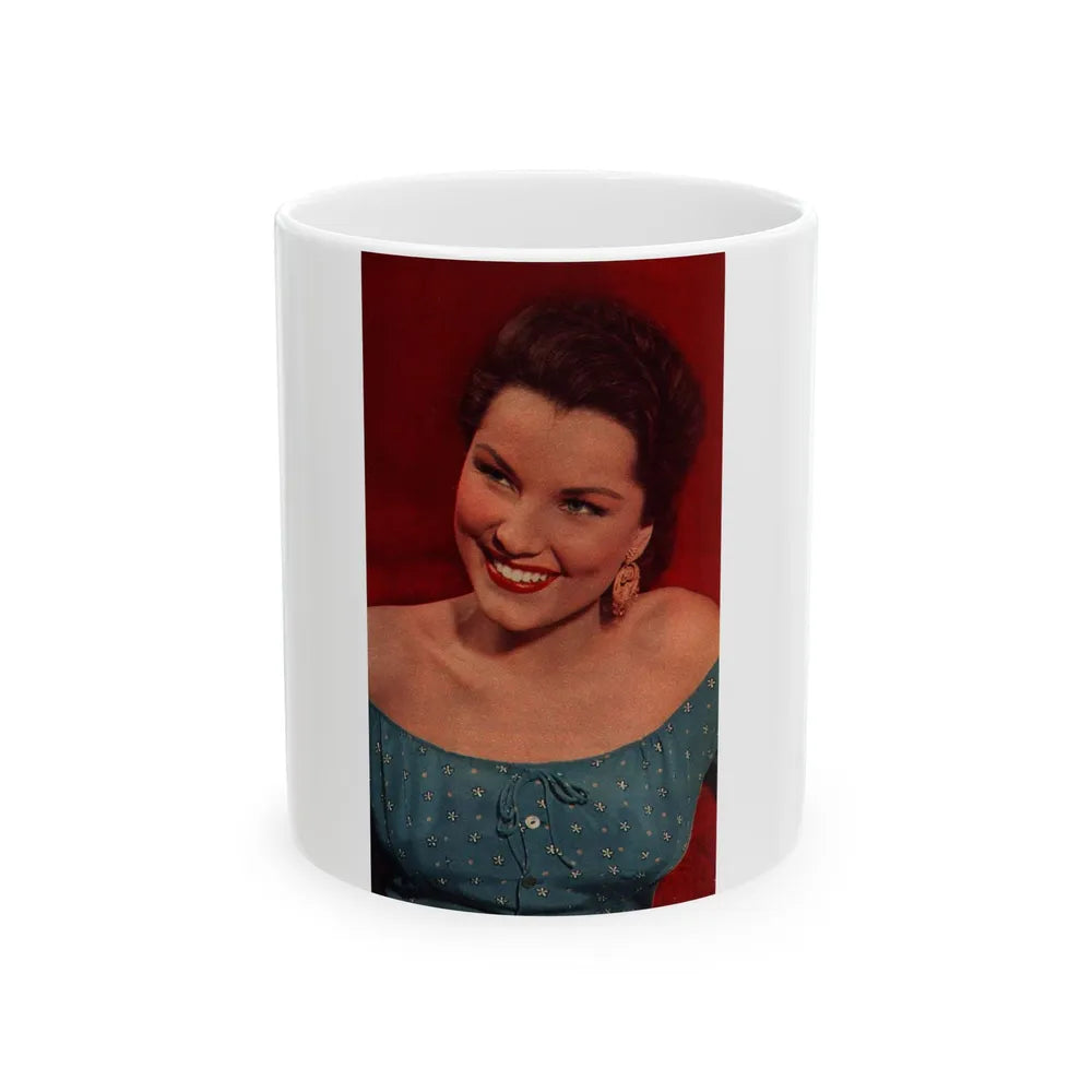 Debra Paget #624 (Vintage Female Icon) White Coffee Mug-11oz-Go Mug Yourself