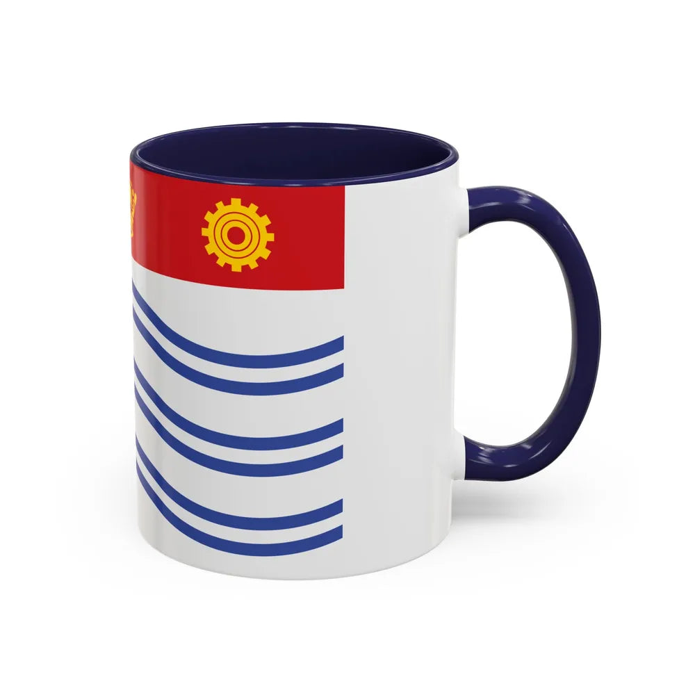 Flag of Barrie Canada - Accent Coffee Mug-Go Mug Yourself