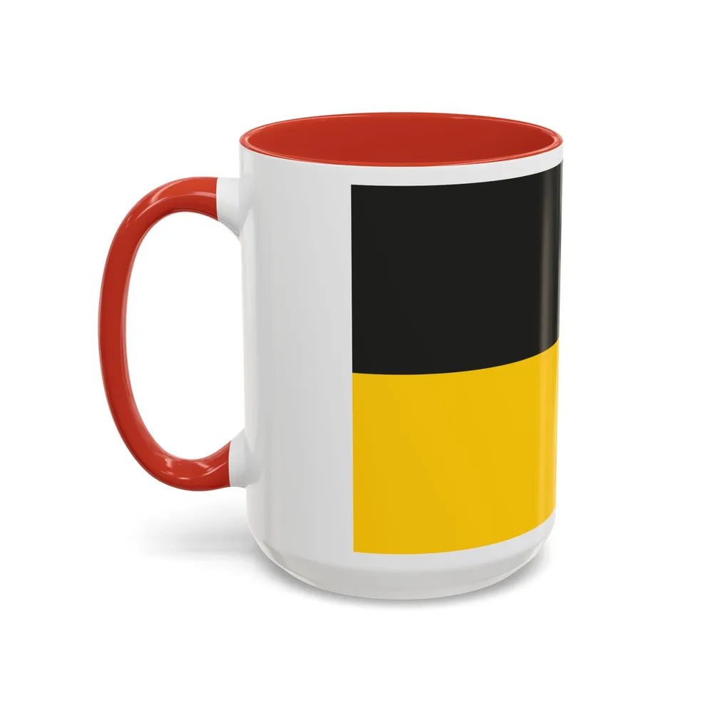 Flag of Gera Germany - Accent Coffee Mug-Go Mug Yourself