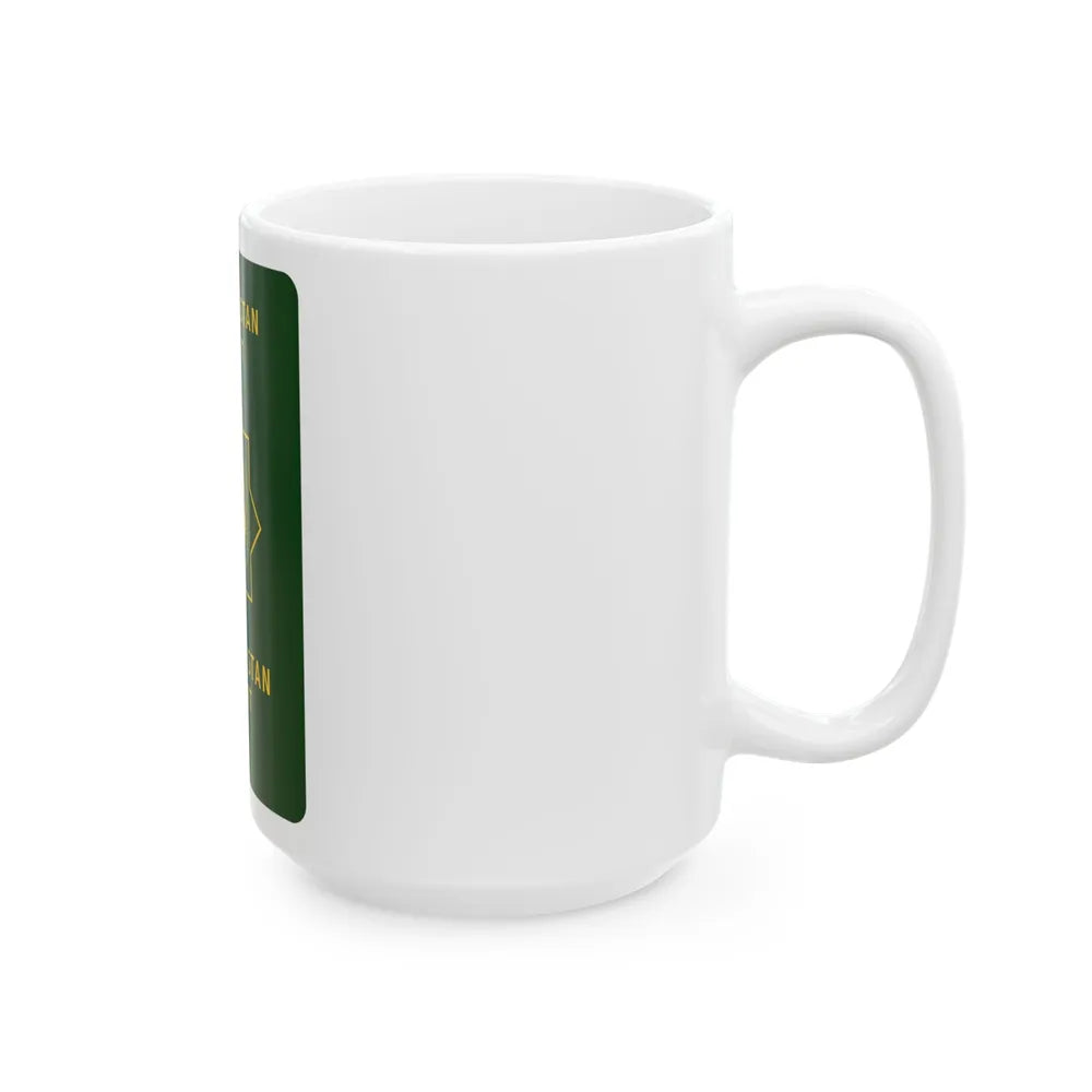 Turkmen Passport - White Coffee Mug-Go Mug Yourself