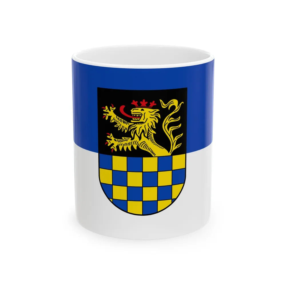 Flag of Bad Kreuznach Germany - White Coffee Mug-11oz-Go Mug Yourself