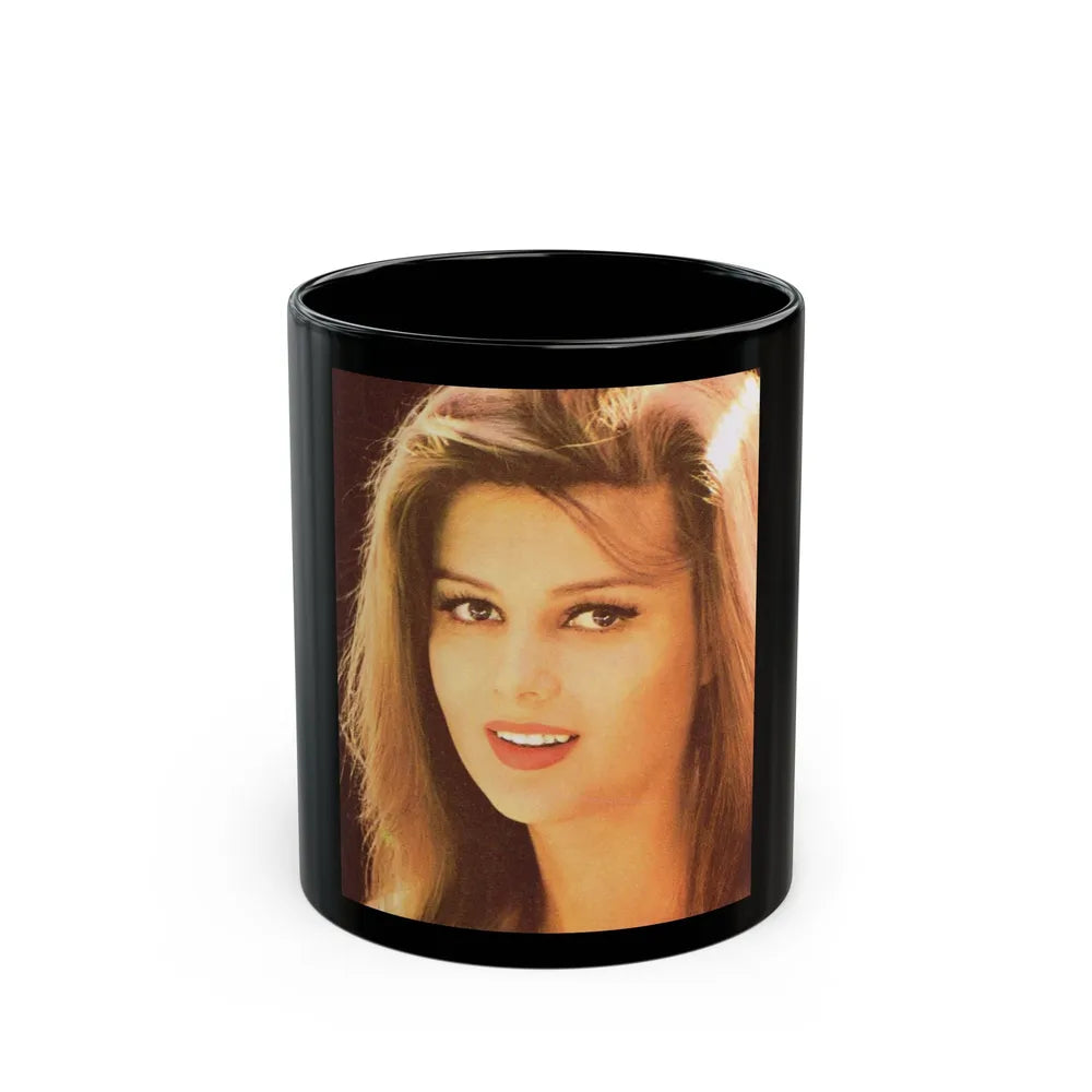 Pamela Tiffin #29 (Vintage Female Icon) Black Coffee Mug-11oz-Go Mug Yourself