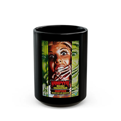 DR. PHIBES RISES AGAIN! (2) 1972 Movie Poster - Black Coffee Mug-15oz-Go Mug Yourself