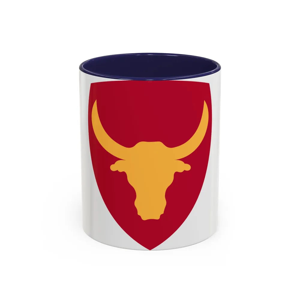 Philippine Combat Headquarters (U.S. Army) Accent Coffee Mug-11oz-Navy-Go Mug Yourself