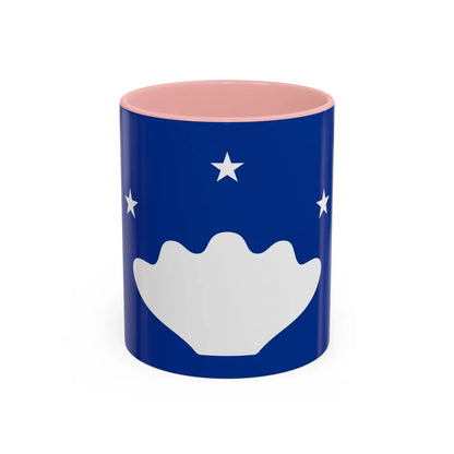 Flag of Hatohobei Palau - Accent Coffee Mug-11oz-Pink-Go Mug Yourself