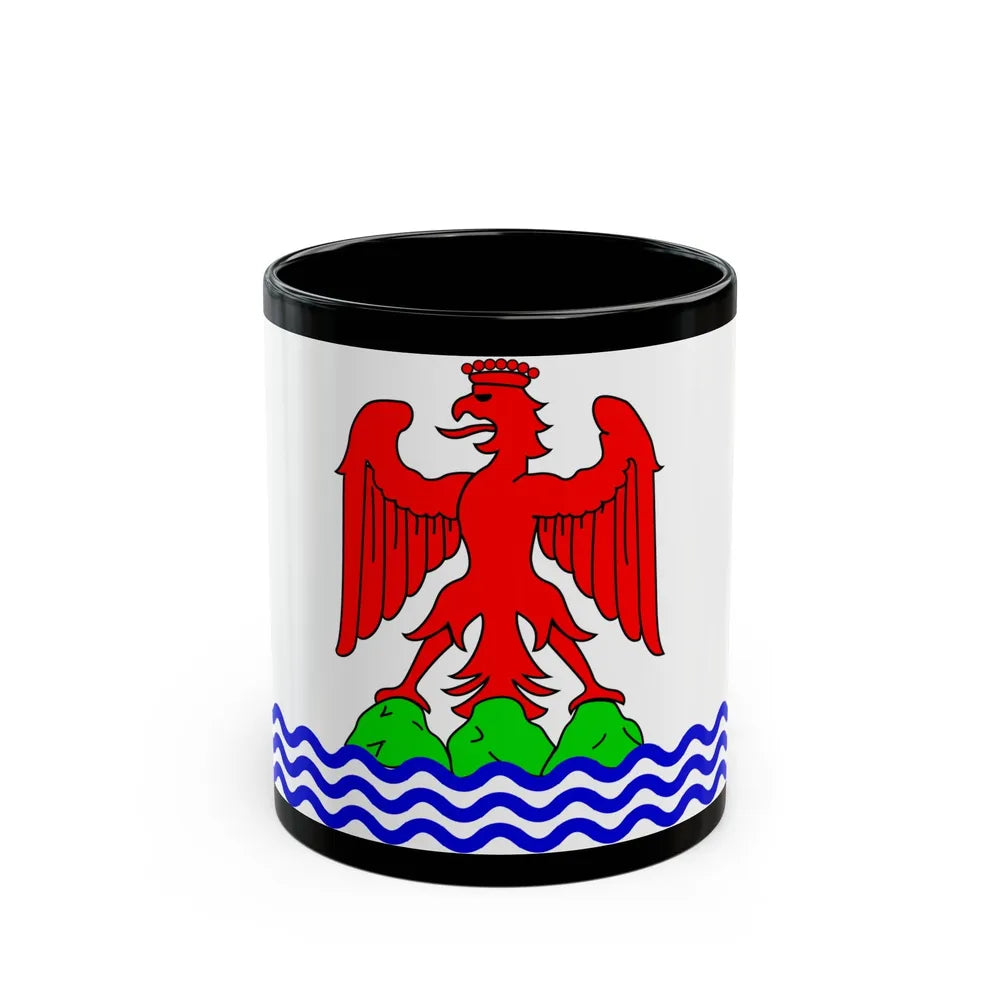 Flag of Alpes Maritimes France 2 - Black Coffee Mug-11oz-Go Mug Yourself