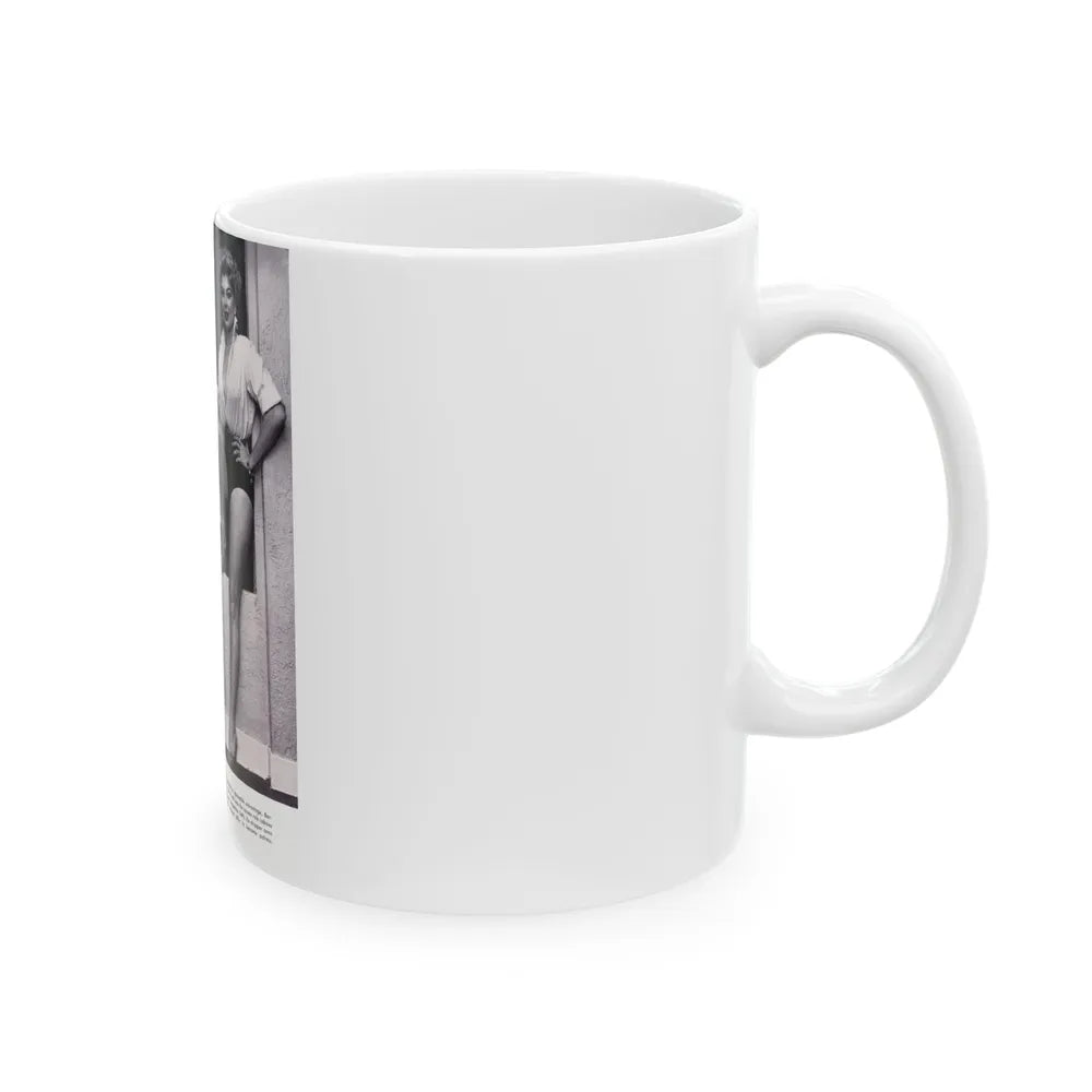 Barbara Nichols #369 (Vintage Female Icon) White Coffee Mug-Go Mug Yourself