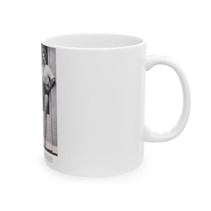 Barbara Nichols #369 (Vintage Female Icon) White Coffee Mug-Go Mug Yourself