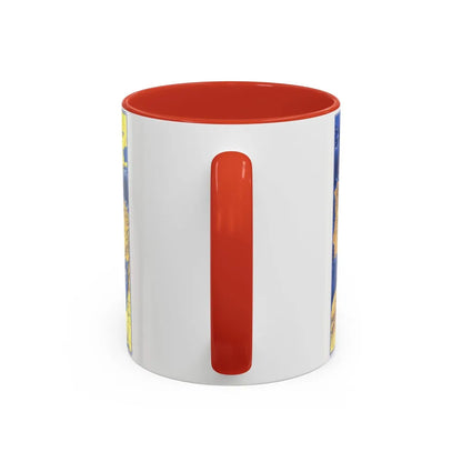 Mediterranean Seafloor (1982) (Map) Accent Coffee Mug-Go Mug Yourself