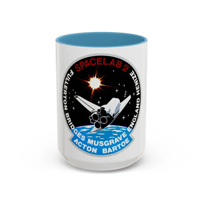 STS 51 f (NASA) Accent Coffee Mug-15oz-Light Blue-Go Mug Yourself