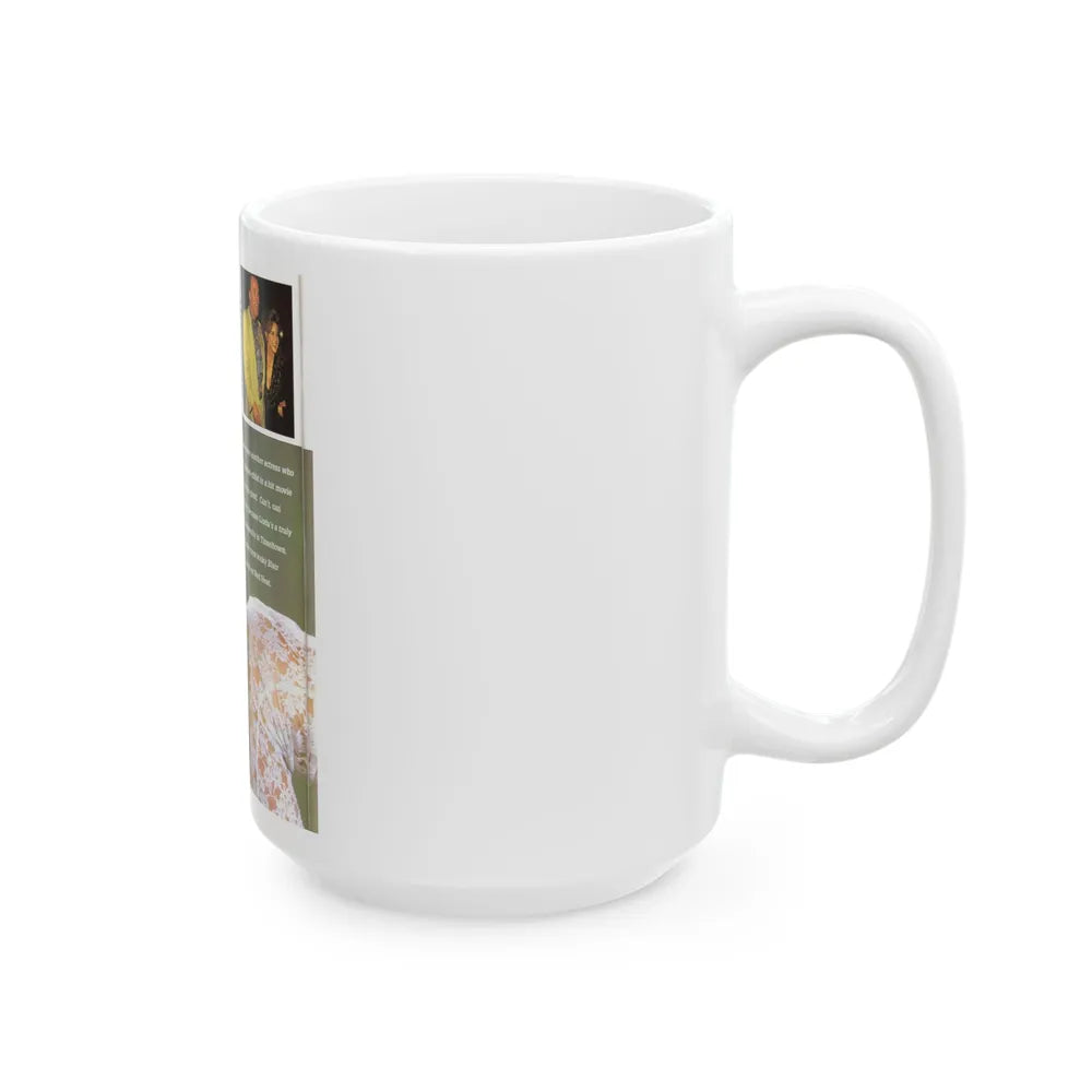 Linda Blair #140 - Partially Topless (Vintage Female Icon) White Coffee Mug-Go Mug Yourself