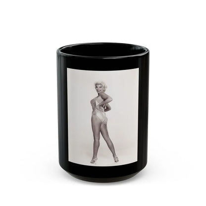 Barbara Nichols #549 (Vintage Female Icon) Black Coffee Mug-15oz-Go Mug Yourself