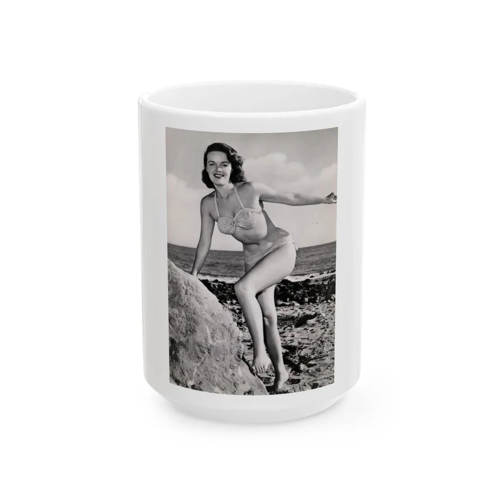 Helene Hayden #17 (Vintage Female Icon) White Coffee Mug-15oz-Go Mug Yourself