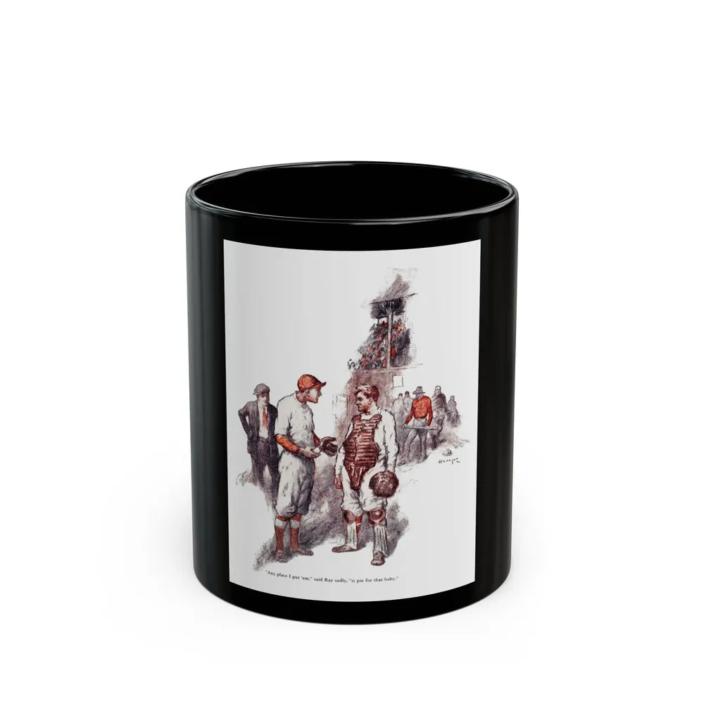 Garry Talks Turkey (1), American Boy, July 1926 - Black Coffee Mug-11oz-Go Mug Yourself