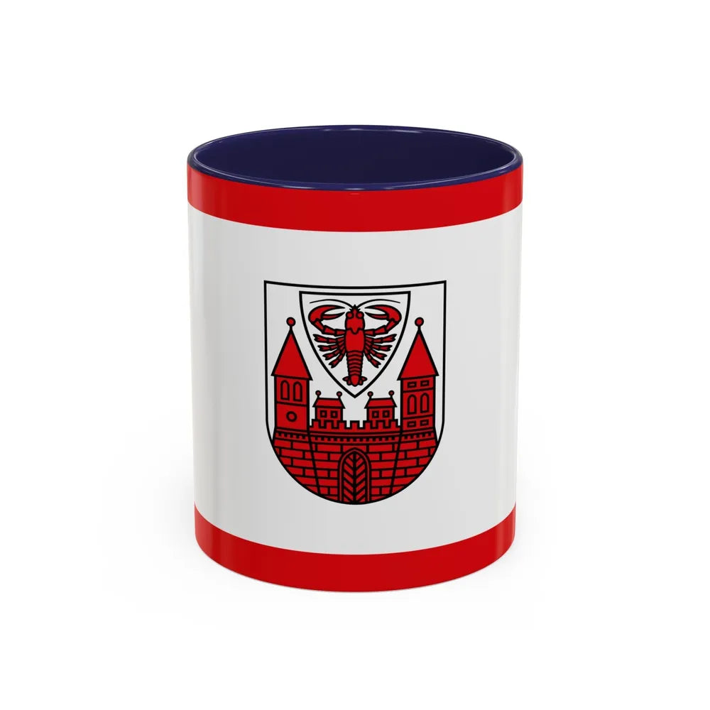 Flag of Cottbus Germany - Accent Coffee Mug-11oz-Navy-Go Mug Yourself