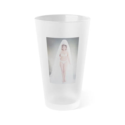 Nancy Kovack #82 (Vintage Female Icon) Frosted Pint 16oz-16oz-Frosted-Go Mug Yourself