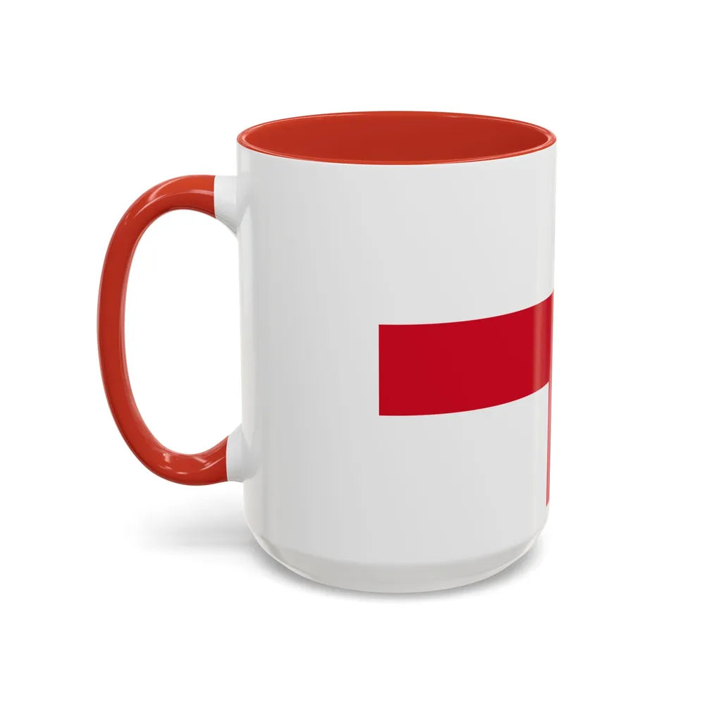 Flag of Kirkop Malta - Accent Coffee Mug-Go Mug Yourself