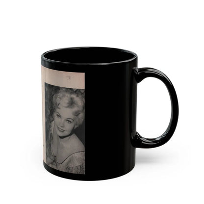 Kim Novak #154 - Scanned Mag. 66 Photos (Vintage Female Icon) Black Coffee Mug-Go Mug Yourself