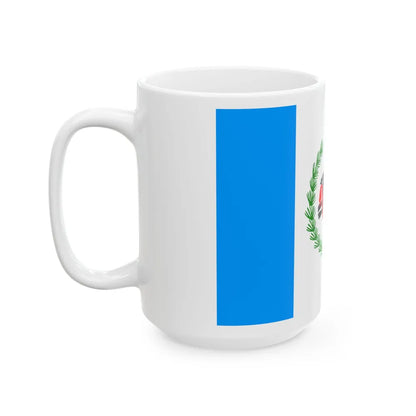 Flag of Irkutsk Oblast Russia - White Coffee Mug-Go Mug Yourself