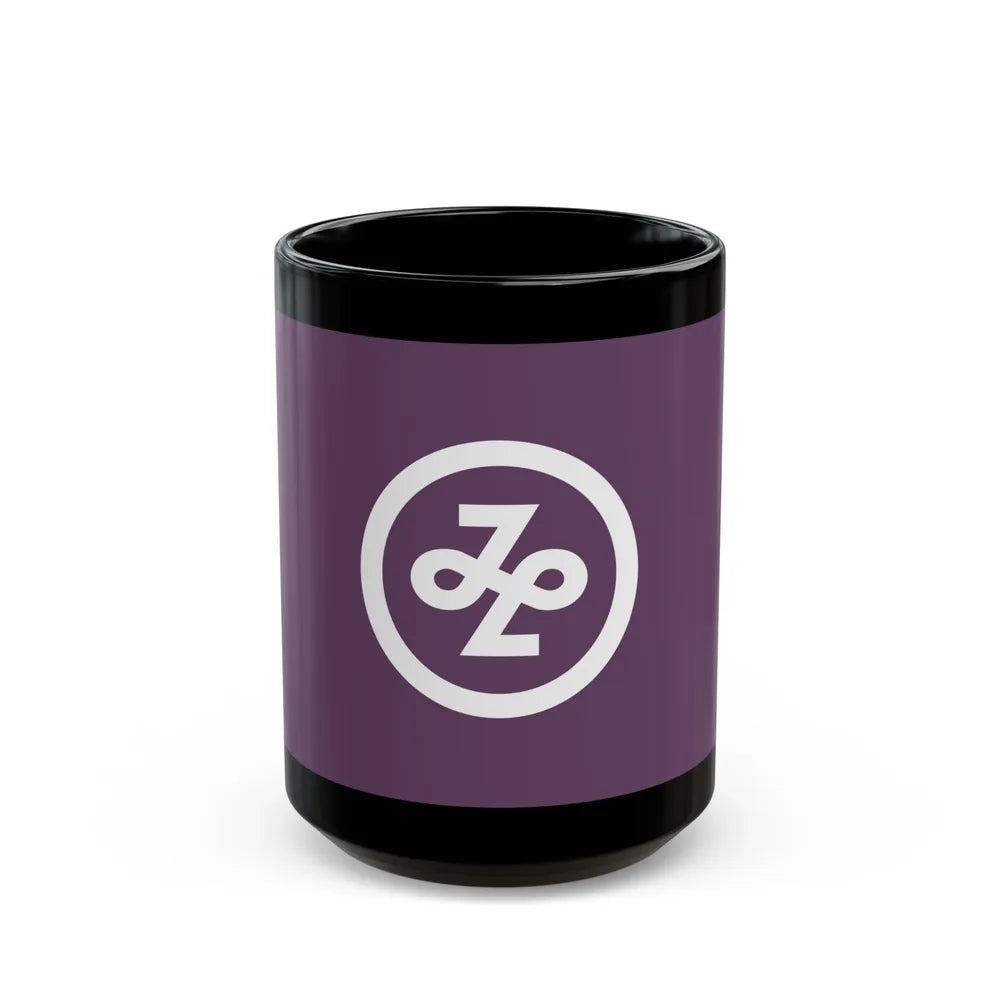 Flag of Minato Tokyo Japan - Black Coffee Mug-15oz-Go Mug Yourself