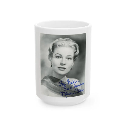 Nancy Olson #05 (Vintage Female Icon) White Coffee Mug-15oz-Go Mug Yourself