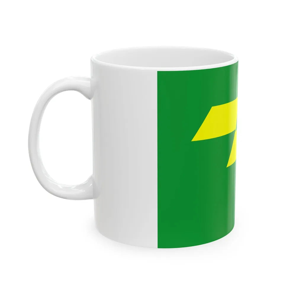 Flag of Miyazaki Prefecture Japan - White Coffee Mug-Go Mug Yourself