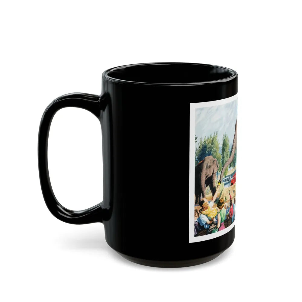 Brooke Bond Tea advertisement, 1959 - Black Coffee Mug-Go Mug Yourself