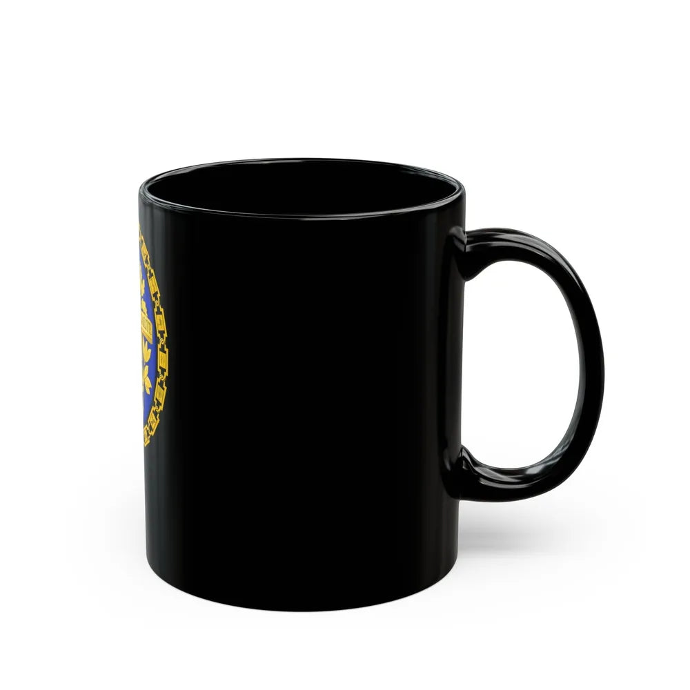 Coat of arms of the French Republic - Black Coffee Mug-Go Mug Yourself