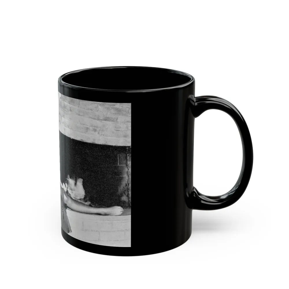 Dawn Richard #18 - See through top (Vintage Female Icon) Black Coffee Mug-Go Mug Yourself