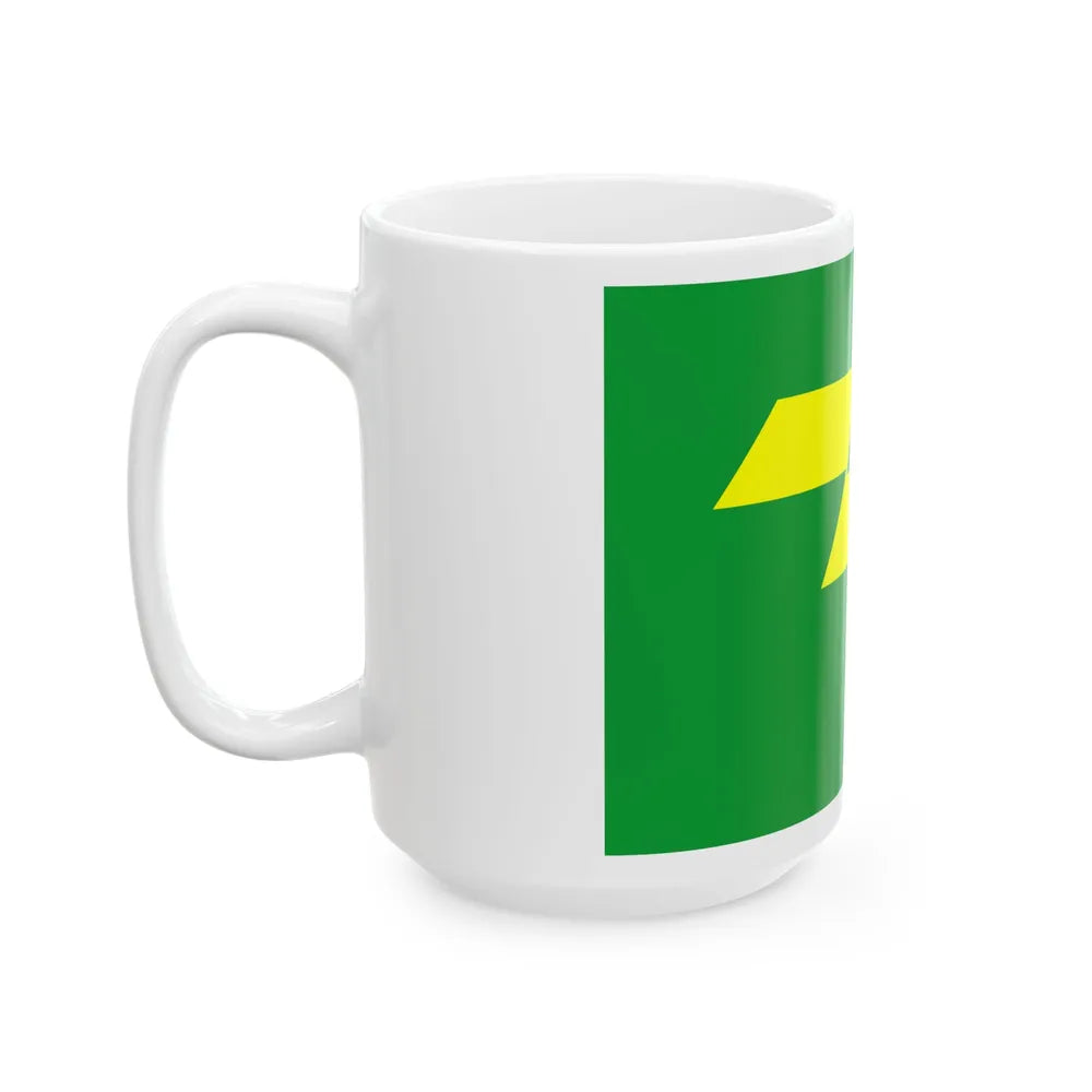 Flag of Miyazaki Prefecture Japan - White Coffee Mug-Go Mug Yourself