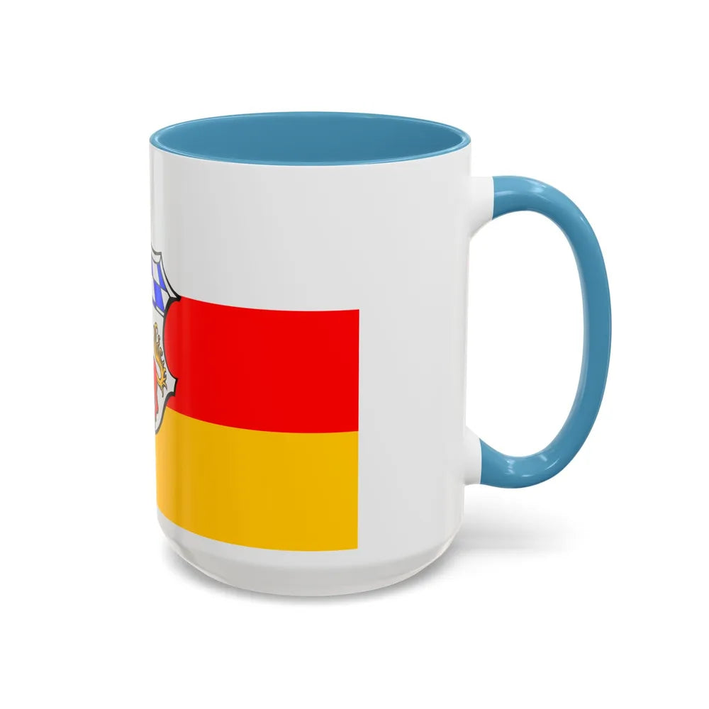 Flag of Erding Germany - Accent Coffee Mug-Go Mug Yourself