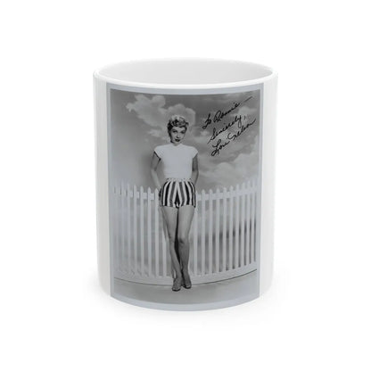 Lori Nelson #171 (Vintage Female Icon) White Coffee Mug-11oz-Go Mug Yourself