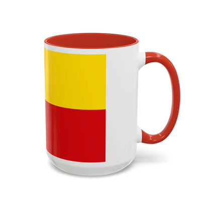 Flag of Goslar Germany - Accent Coffee Mug-Go Mug Yourself