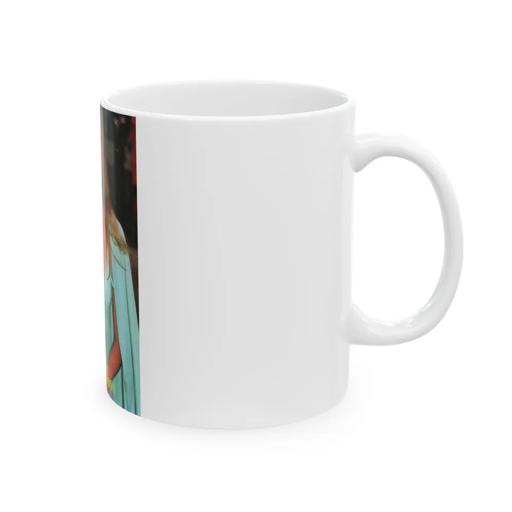 Katharine Ross #74 (Vintage Female Icon) White Coffee Mug-Go Mug Yourself