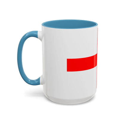 Flag of Alessandria Italy - Accent Coffee Mug-Go Mug Yourself