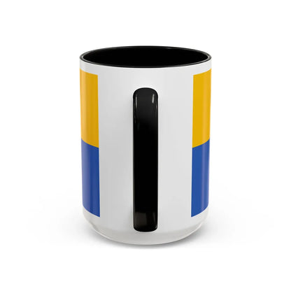 Flag of Katowice Poland - Accent Coffee Mug-Go Mug Yourself