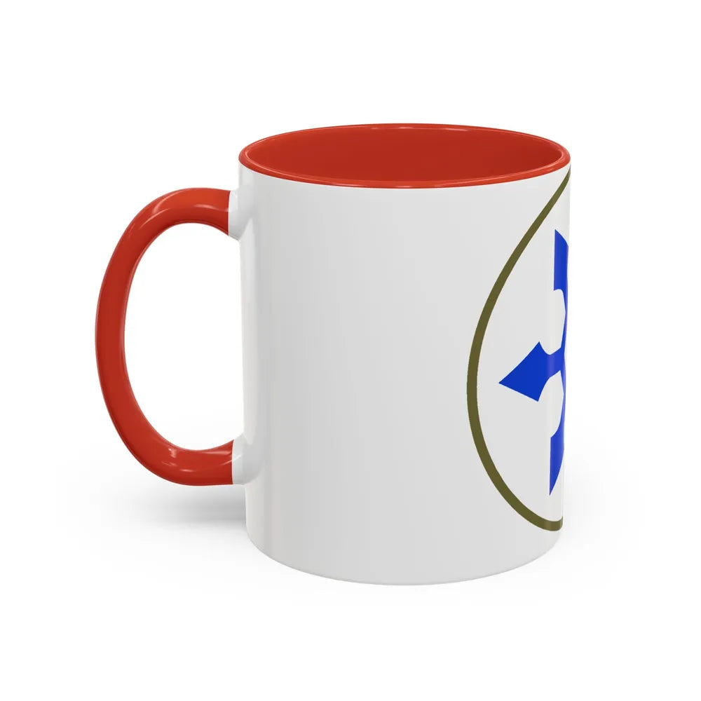 XXXIII Corps (U.S. Army) Accent Coffee Mug-Go Mug Yourself